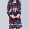 15STC6601 Digitaldruck Pullover Kleid